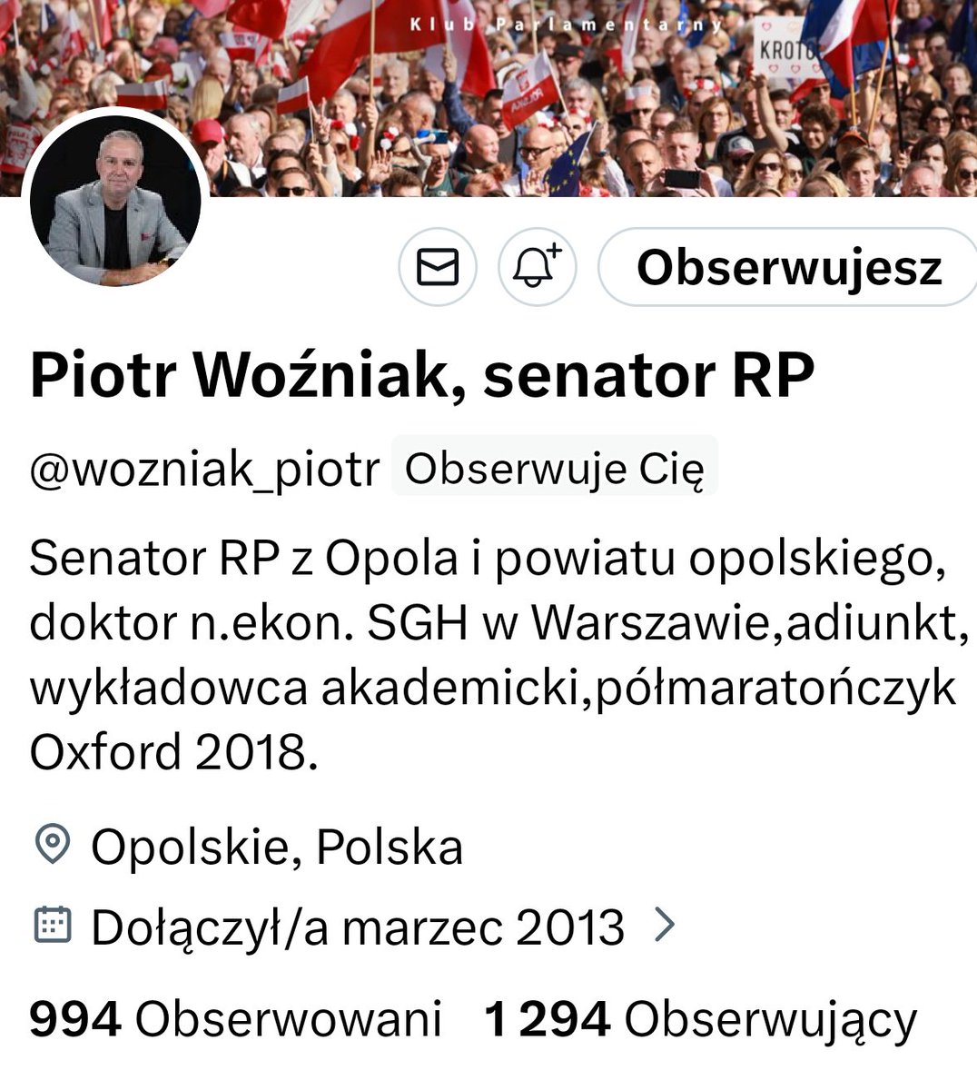 Marcin21131's tweet photo. Pan Senator Woźniak również się na mnie zapaczył 🫣🫣🤭🤭Dziekuje @wozniak_piotr 🤗👍 https://t.co/wjSuuy1B4C