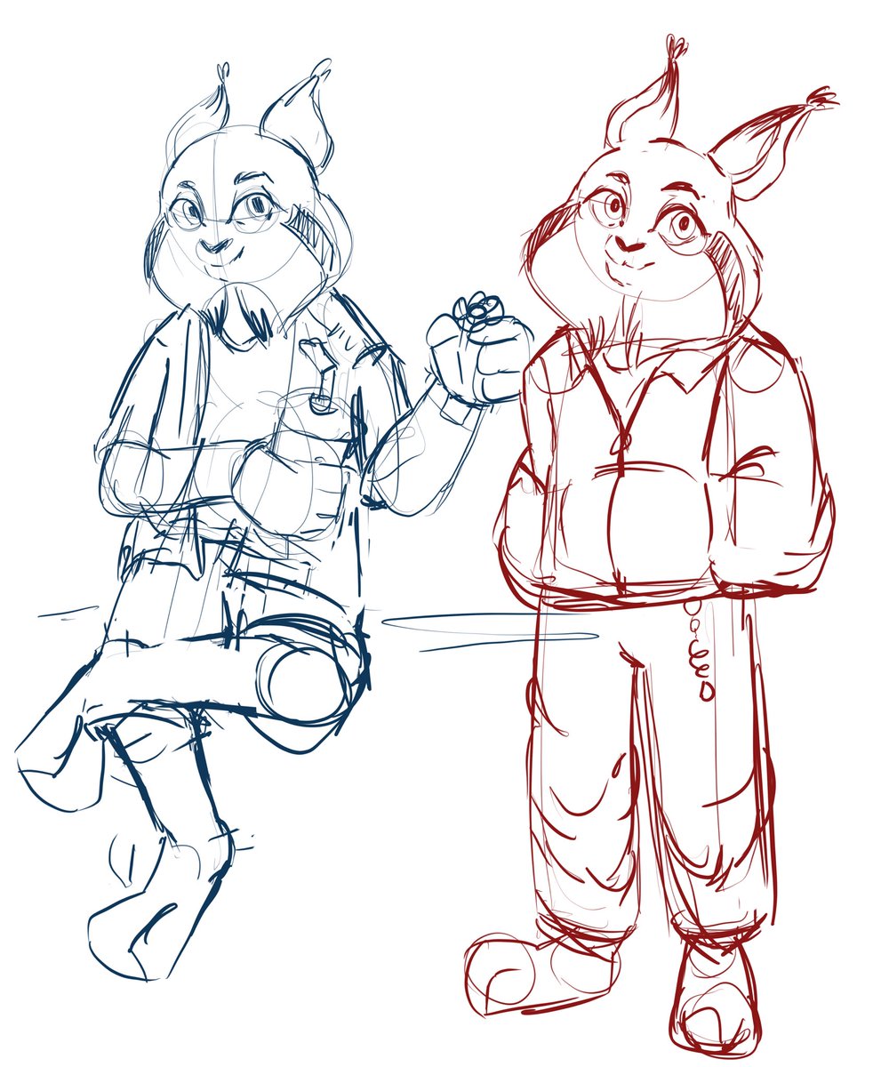 Kuwi01's tweet photo. sketches 📝
#Zootopia #Zootopia2 #Pawbert #PawbertLynxley #JudyHopps #GaryDeSnake https://t.co/wZyxf2pCeP
