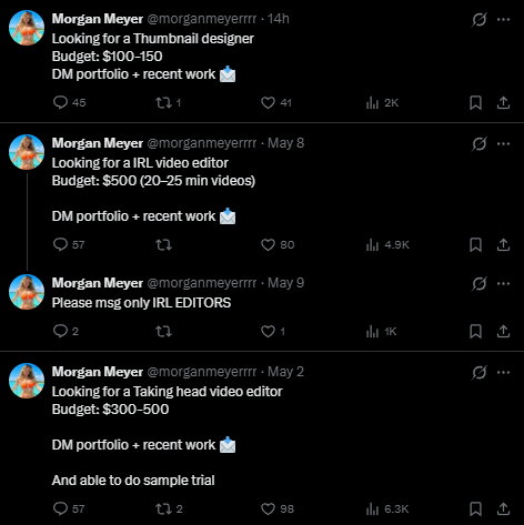 tigervisuals_'s tweet photo. Scammer Alert 🚨
Be careful dealing with this account. I believe this is a fake profile being run by someone else behind the scenes. The business Gmail they provided does not match the one linked on their Instagram profile, which is a major red flag.

They were asking for free trials, extra work and wasting creators’ time with misleading information.

Designers/editors please stay careful and always verify clients before starting work. Stay safe.