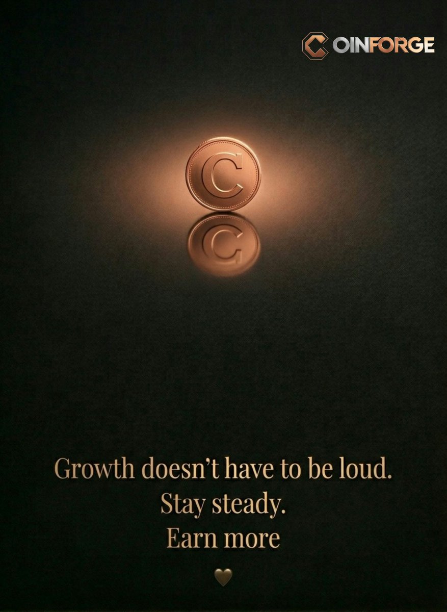 Coinforge_world's tweet photo. Growth doesn’t have to be loud.
Just consistent.

💛 Stay steady.
Earn more.

Token of Love _ Phase 2

https://t.co/ZDuRoDDfz8

#coinforge #tokenoflove #blockchaintechnology https://t.co/YXDsknZ2Dh