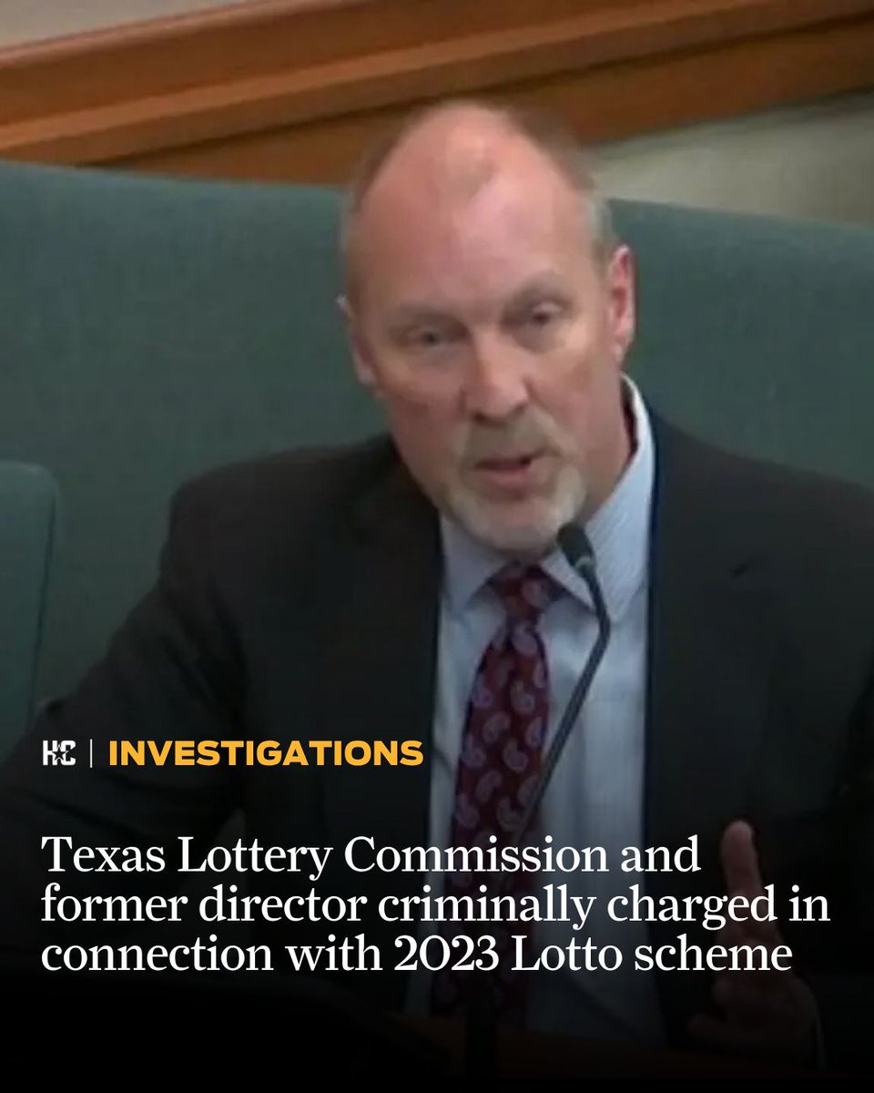 HoustonChron's tweet photo. Former Texas lottery director Gary Grief and the Texas Lottery Commission have been criminally charged with misusing their positions in a $95 million Lotto Texas draw in which the agency assisted international gamblers engineer a guaranteed win, earning tens of millions in profits at the expense of ordinary players. https://t.co/jGCHx4HD3J