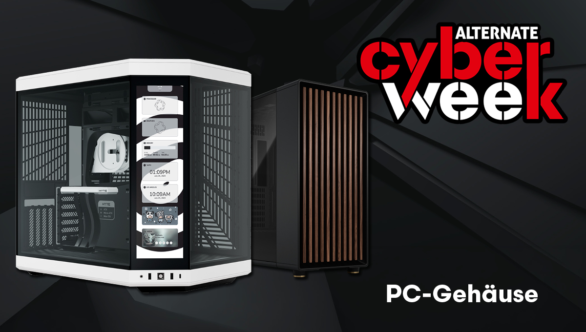 alternate_de's tweet photo. Mehr Platz, mehr Style, mehr Ersparnis! 😮 https://t.co/SMFzCuTY60

Gönn dir jetzt in unserer #CyberWeek 🛍️ und ein brandneues PC-Gehäuse zum Vorteilspreis. 💰 

Von groß bis klein, von klassisch bis extravagant ist alles dabei. Nur solange der Vorrat reicht! 🛒 https://t.co/bHomxfrbCL