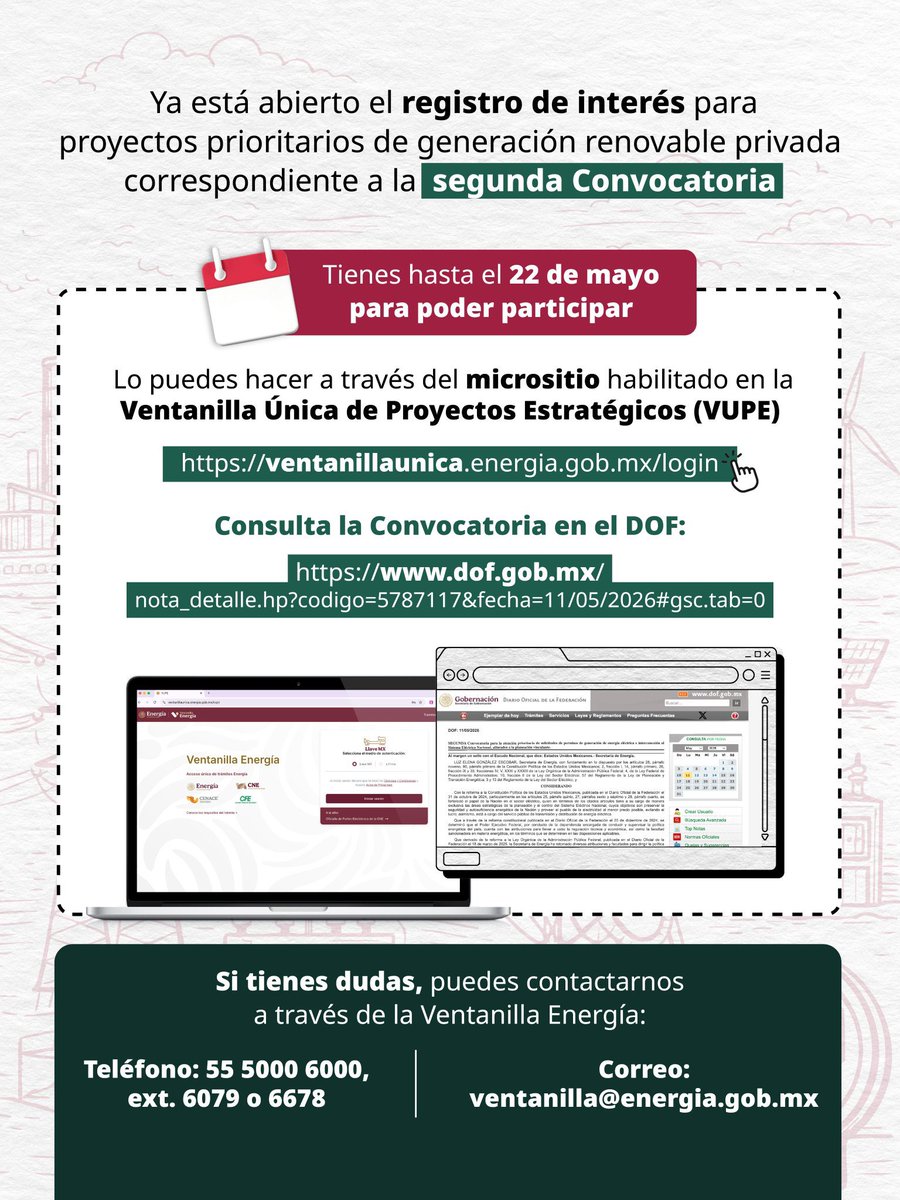 SENER México tweet media