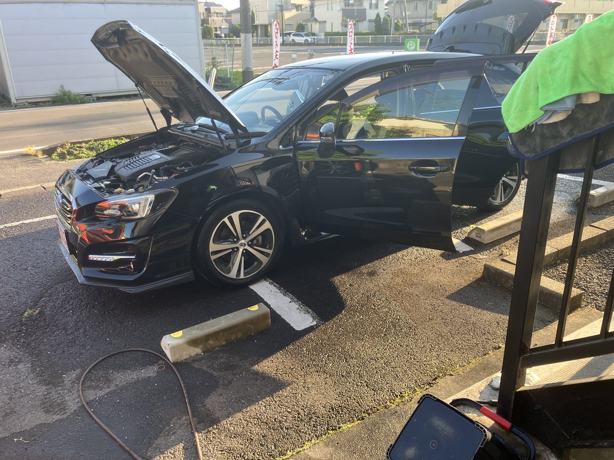 VSR_LEVORG's tweet photo. 今日も元気に早朝洗車！ https://t.co/7cdqgyaFQ8