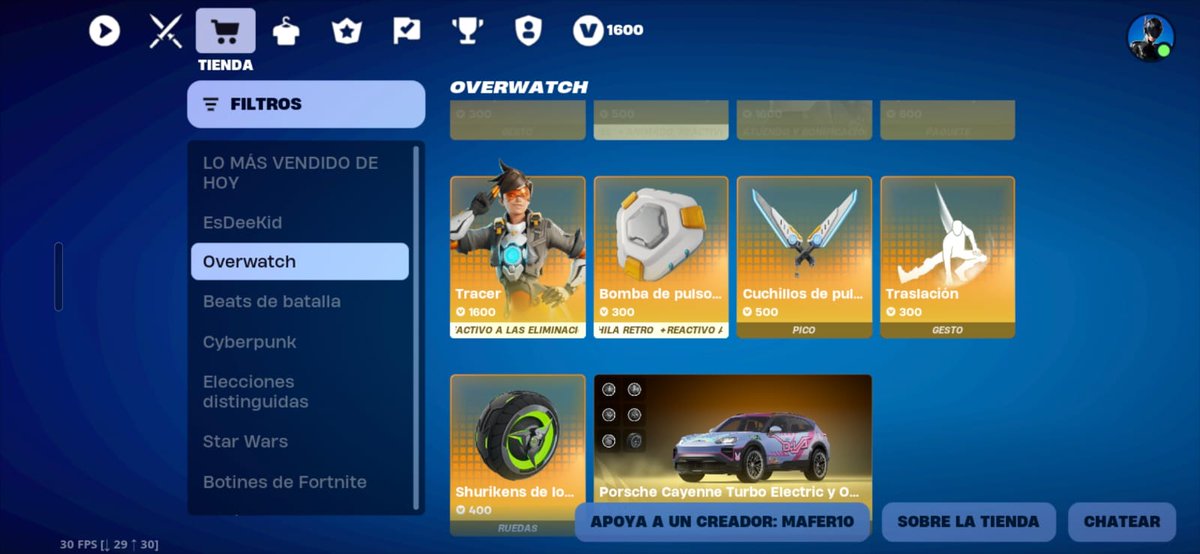CrisZp2344's tweet photo. Skin de tracer con código MAFER10 @mafertejeda10 https://t.co/1aiow9Vyod
