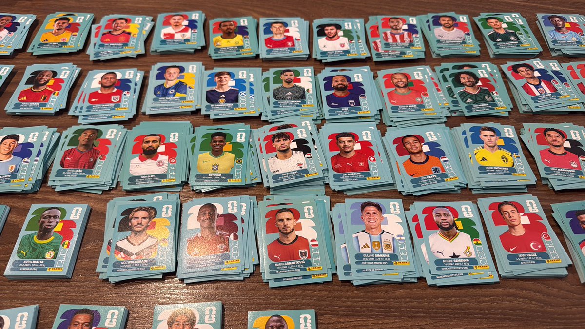 aitorcards's tweet photo. Tiempo de orden…. @panini_espana #worldcup https://t.co/uup9ddAIe3