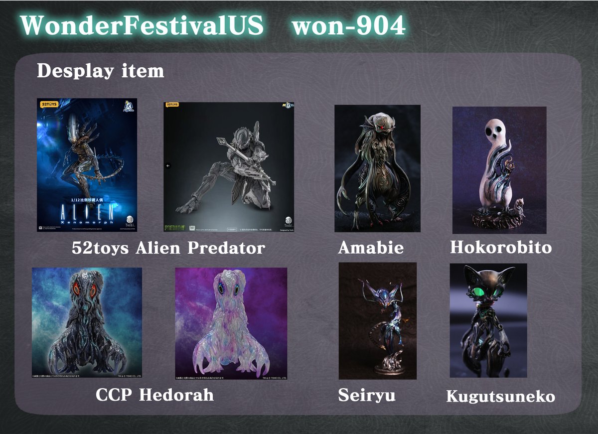 Yoshi6054's tweet photo. MomoCon Wonder Festival US information!
I’ll be exhibiting and selling my works at Booth WON-904.
Please come visit and say hi if you’re attending! ✨
We look forward to seeing you!🥳
#momocon2026 
#wonderfestivalUS https://t.co/6hXpq4vrPQ