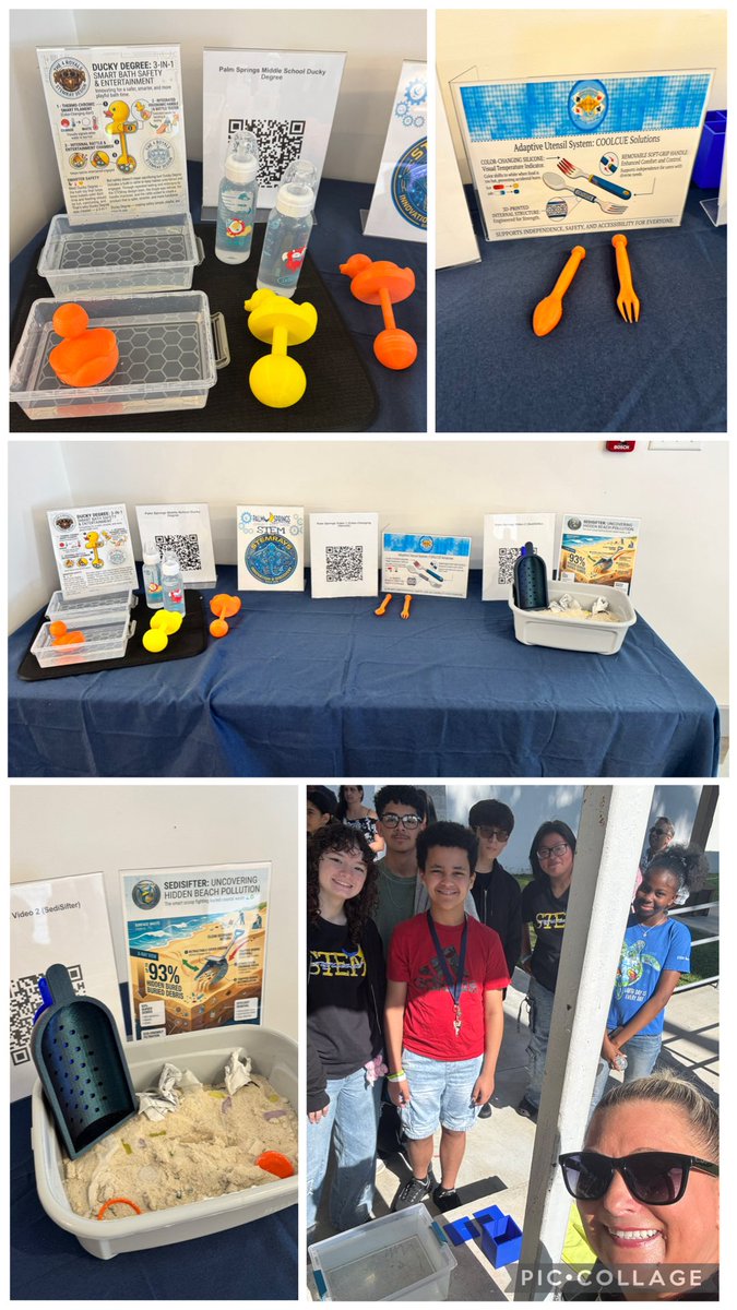 STEMagillPSMS's tweet photo. Huge thank you to @StilesNicholson and @CoxScienceCenter for hosting the 10th Annual Inventor’s Challenge! �� So proud of all the teams and my @palmspringsms STEMrays for their hard work and creativity. Extra congrats to my team 4 Royals for winning the Grand Prize invention!👑💙 https://t.co/1EWf1fzw9F