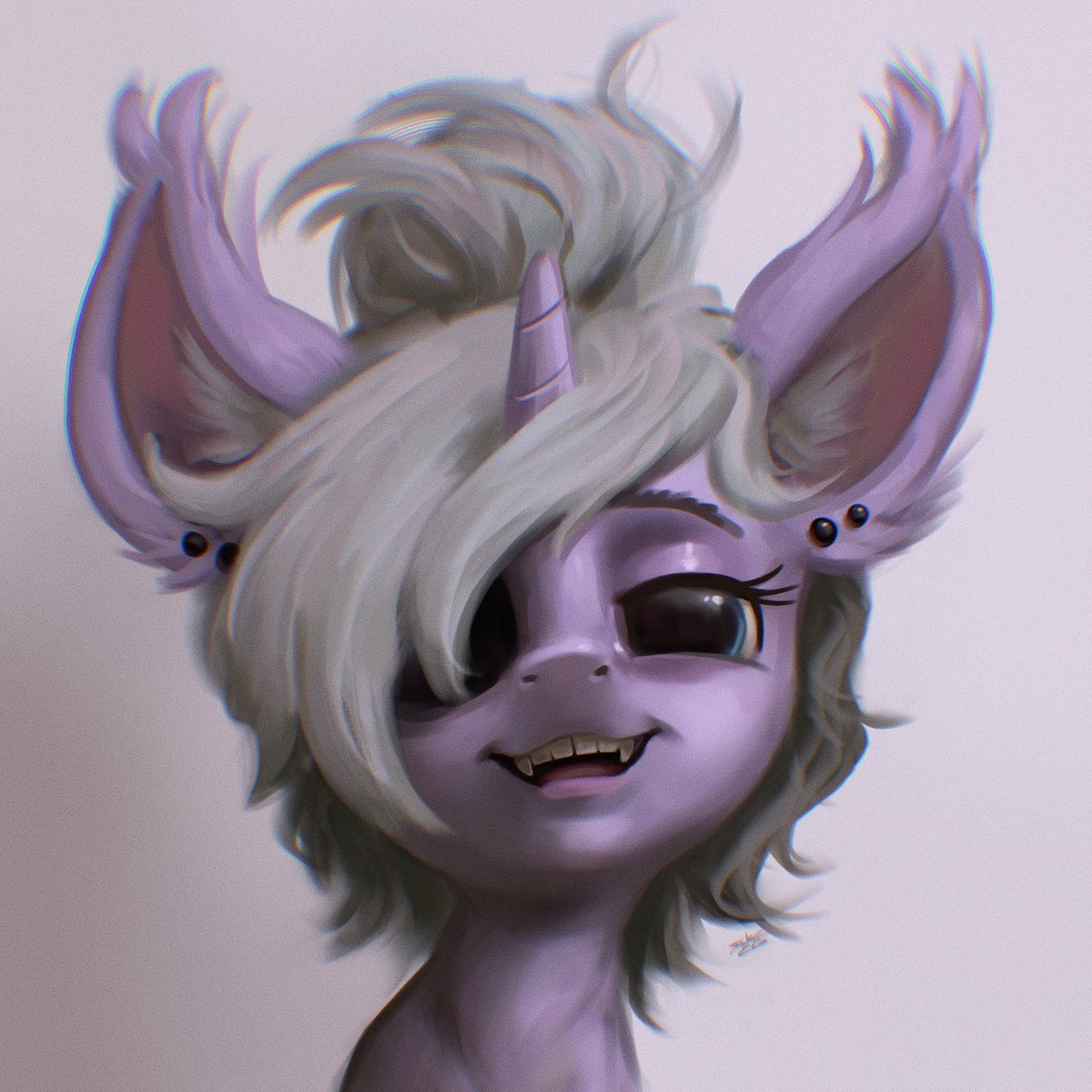 TuskOnline's tweet photo. headshot commission 
Total Time: 4 Hours 
Software Used: Procreate https://t.co/m4OdhBrtY0