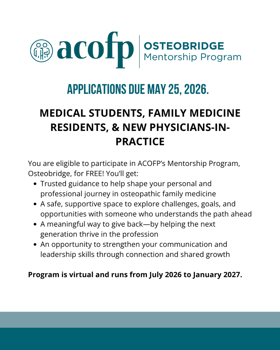 American College of Osteopathic Family Physicians tweet media