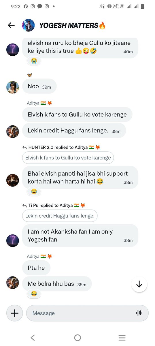 Ekraazz4444's tweet photo. #pandagang ka ye pilla gc me bhok raha tha hunter. Bol raha elvish panoti hai kya hai ab bol
Bsd apne baap fukra ka show flop kerwa diya elvish ke contestant ke wajah se 🤡🤣
Haramchoro panoti to tum log ho fukra ke liye ,🥹
#ElvishYadav #ElvishArmy #Abhishekmalhan #splitvilla https://t.co/44pzGwkrNC