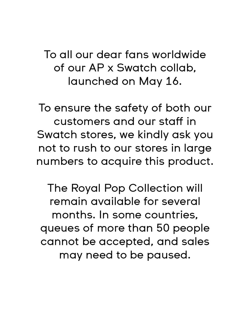 Swatch Italy tweet media