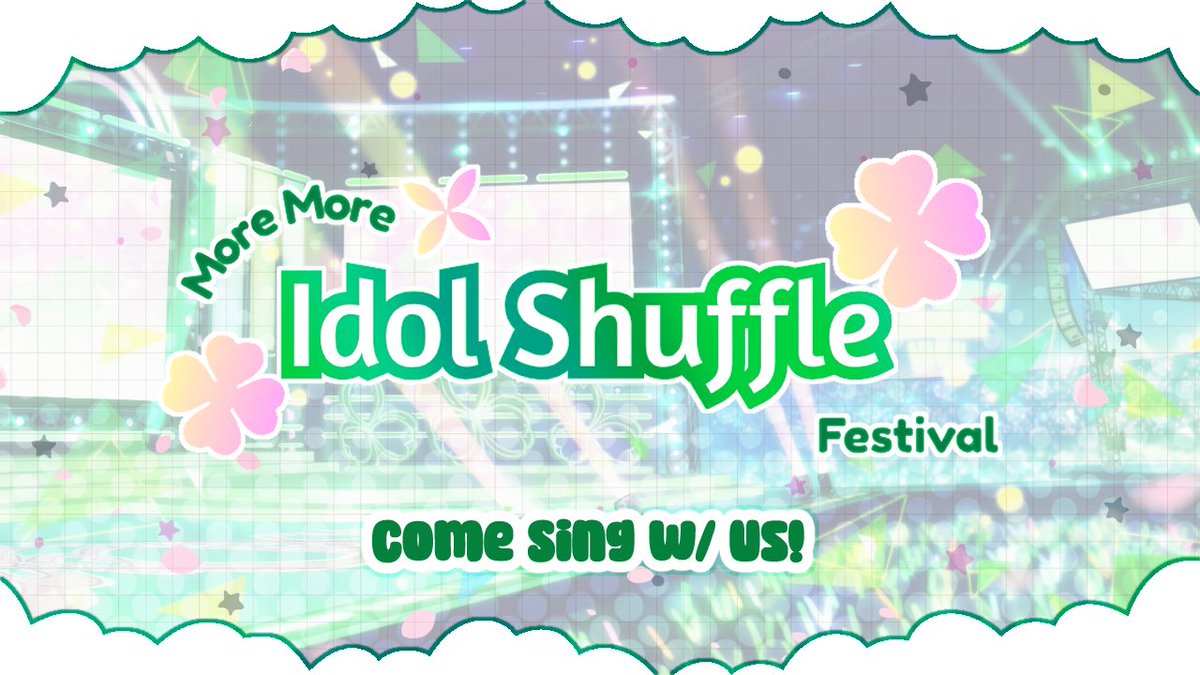 Hoshino_Inku's tweet photo. 🍀 Recruiting for More More Idol Shuffle 🍀

My next event is in the works already! This is planned to be an event for vtuber idol-themed groups, such as my @c4talyst_live and @Fleurille_Live ! Themed around More More Jump from Prosekai.

Please comment or DM me for more info! 💚 https://t.co/5Ra1L6YWCH