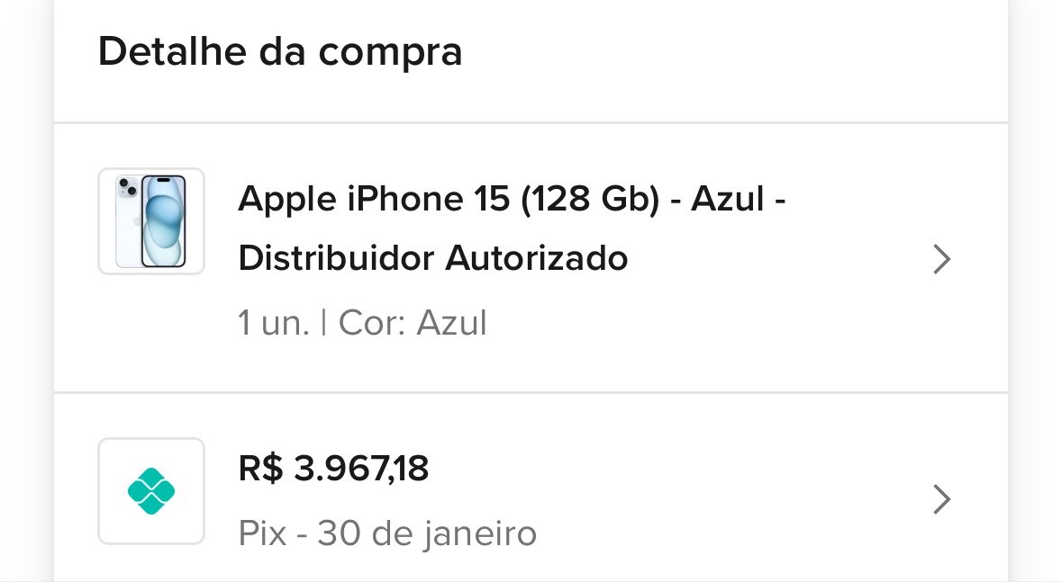 softintae's tweet photo. @nuncauseidroga amig eu comprei o 15 no mercado livre, tá sempre em promoção os iPhones por lá NA LOJA AUTORIZADA OK, não compre usado, e varia, no 15 128gb eu paguei no pix

esse mesmo hj tá 4.500, mais fica de olho que sempre tá algum com desconto, alguns dias os pretos, outro o azul https://t.co/7fYXElBRT0