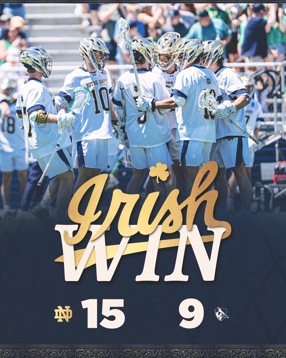 Notre Dame Lacrosse tweet media