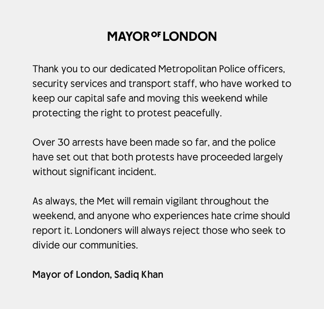 Mayor of London, Sadiq Khan tweet media