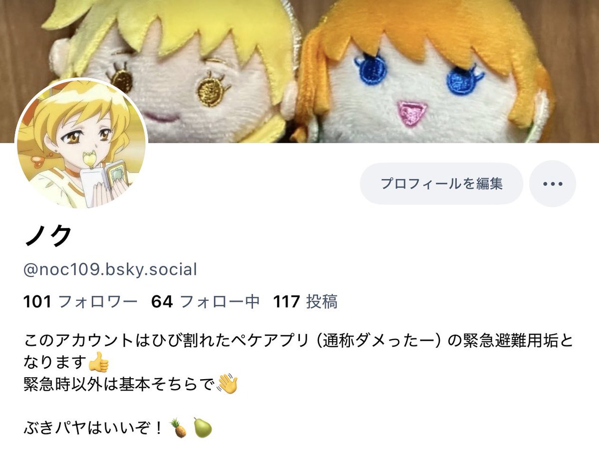 一応今後のためにブルスカ垢載せておきます。 不具合等運用でき