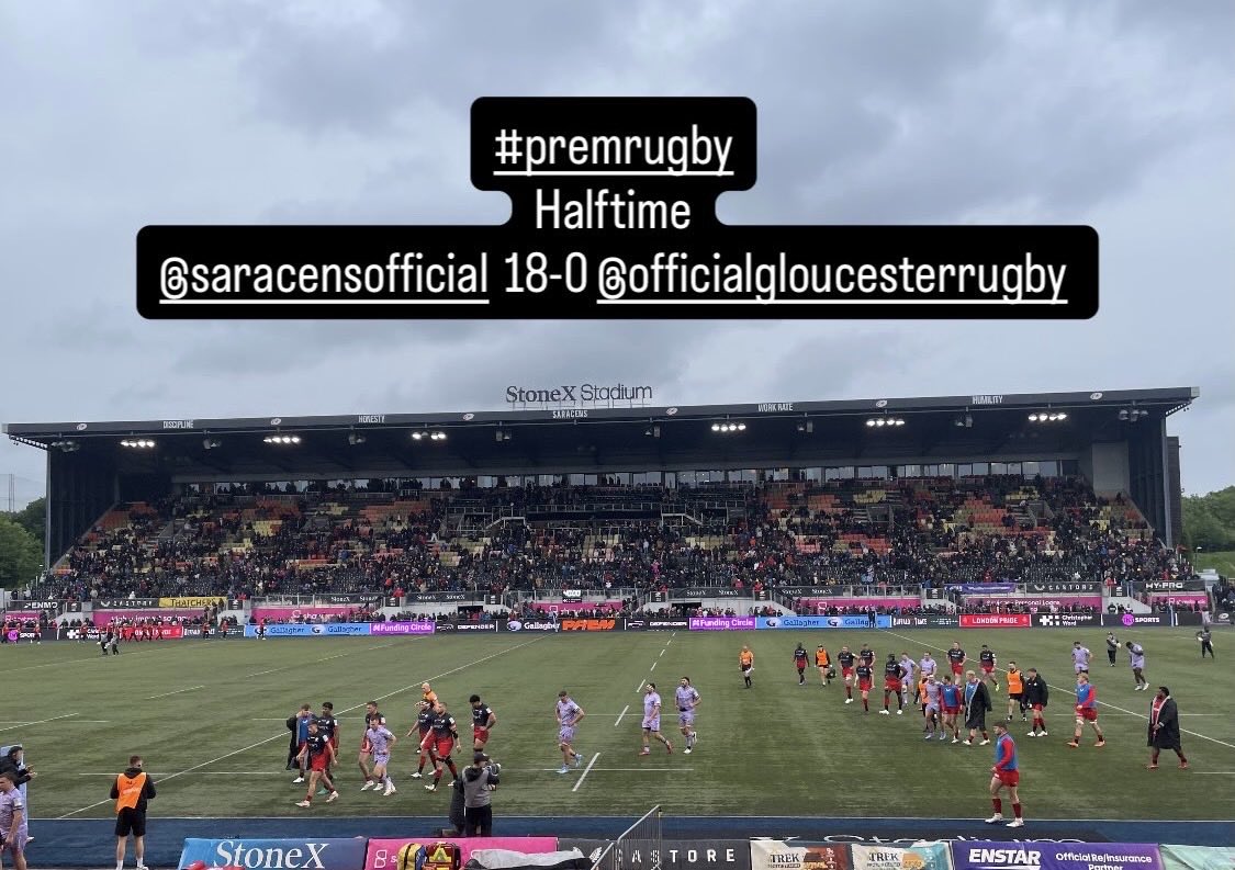 andywyman's tweet photo. #premrugby halftime @BBCGlos https://t.co/bkw78ha3Mq