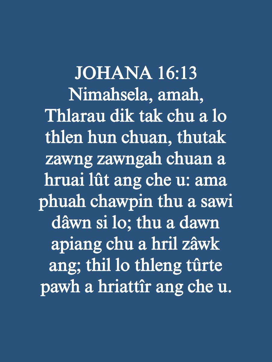 Mizo Bible tweet media