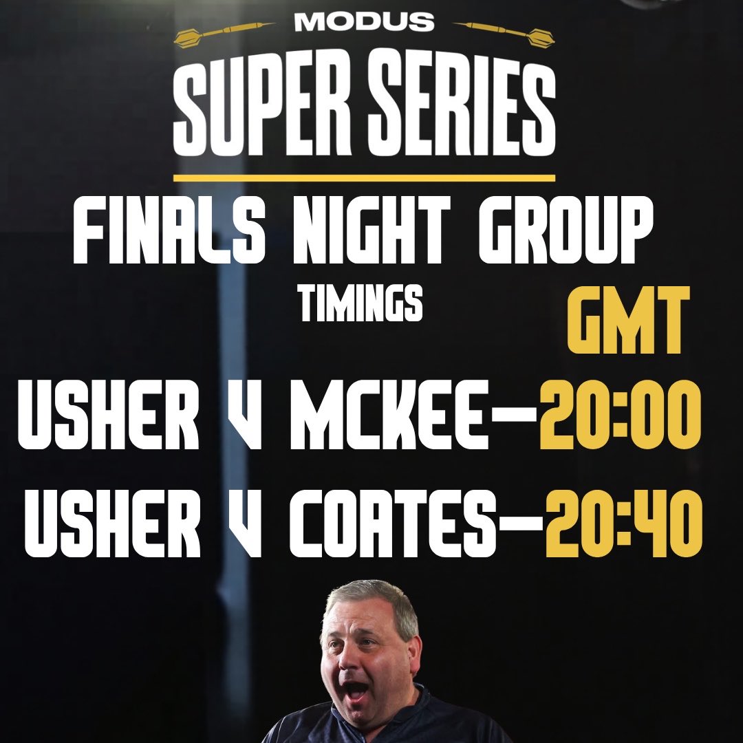 GrahamUsher180's tweet photo. Timings for tonight’s games on finals night! 👊🏻⏰ https://t.co/ZHaKCydImP
