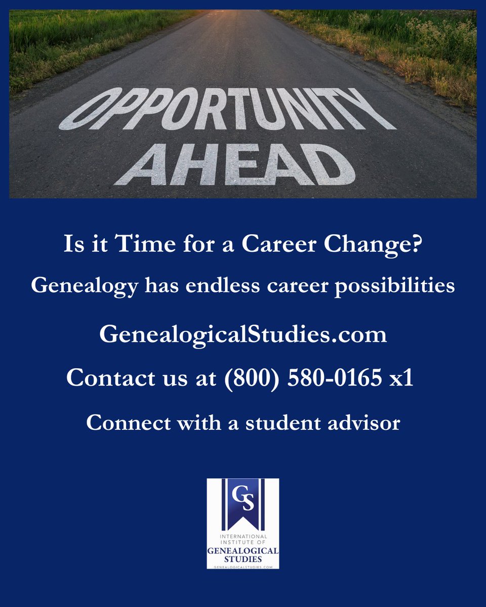 International Institute of Genealogical Studies tweet media