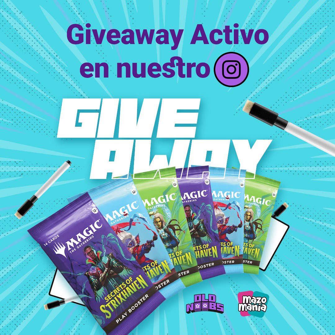 oldnoobsmtg's tweet photo. NOOBS en agradecimiento a todo su apoyo tenemos un GIVEAWAY ACTIVO en nuestro IG, no olviden participar!!! 🔥 

LINK https://t.co/ftbIq0BNyJ

#MTGenEspañol #GiveAway #MTGcommander #Oldnoobs #MTG https://t.co/SXH0cdP2yE