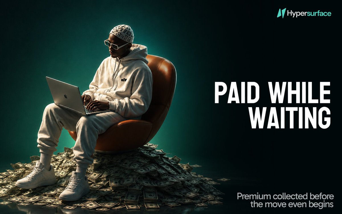 hypersurfaceX's tweet photo. Getting paid to wait is simple.

Want to sell $HYPE at $50?

Instead of setting a CEX limit order, sell a $50 covered call and collect upfront stablecoin premium while you wait.

Same thing. More income. 🤷‍♂️ https://t.co/tmpNyN4TR4