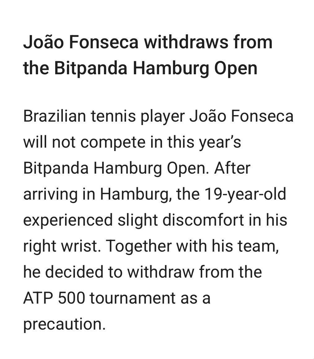 João Fonseca Updates tweet media