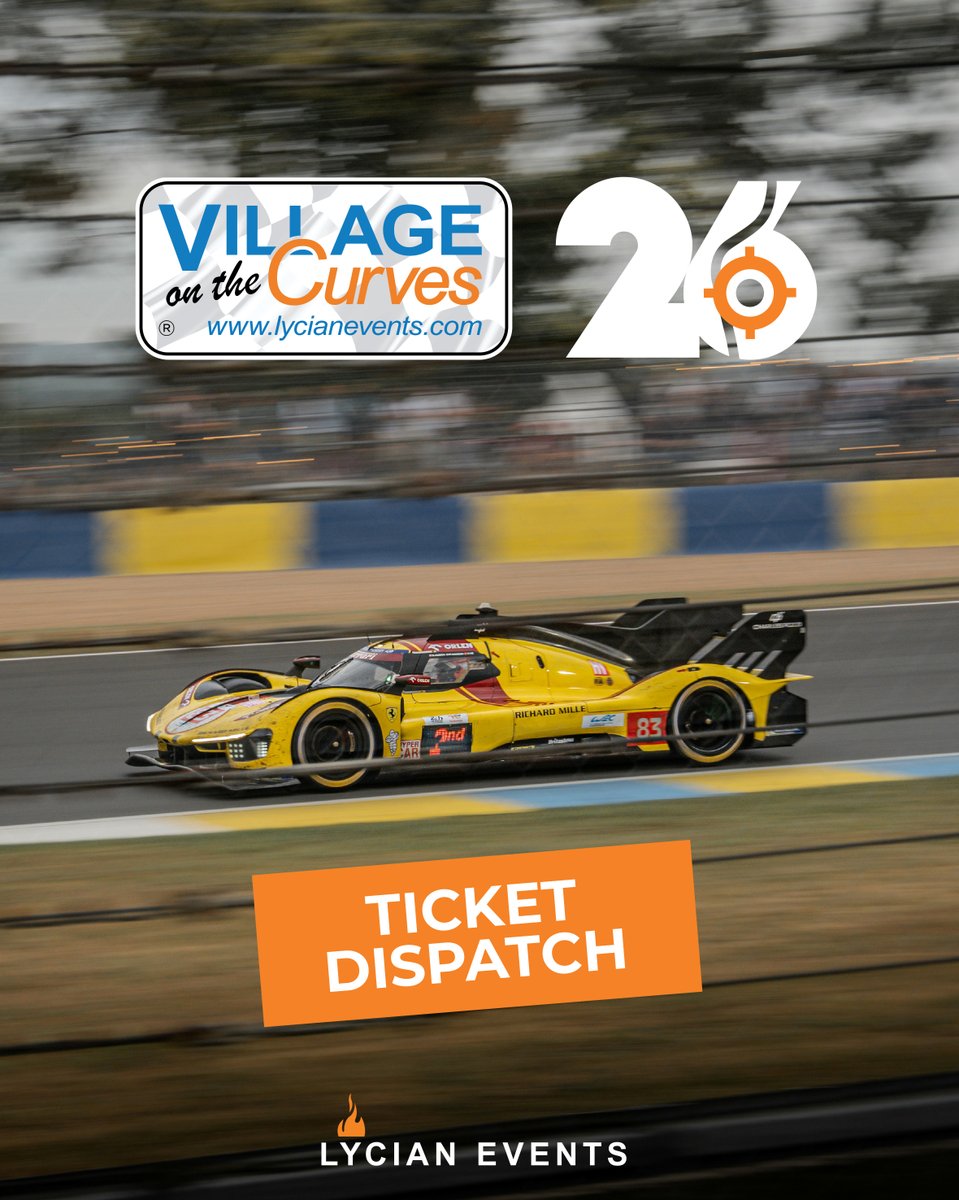 Lycianevents's tweet photo. For everyone who is joining us in Le Mans this year, make sure to check out our latest news post on our website for an update on the dispatch of the 2026 Le Mans tickets! 🇫🇷 @24hoursoflemans 

🔗 https://t.co/8ifDdTzuGf

#LeMans24 #lycianevents #villageonthecurves #lemanstickets https://t.co/QIeac1jBIJ