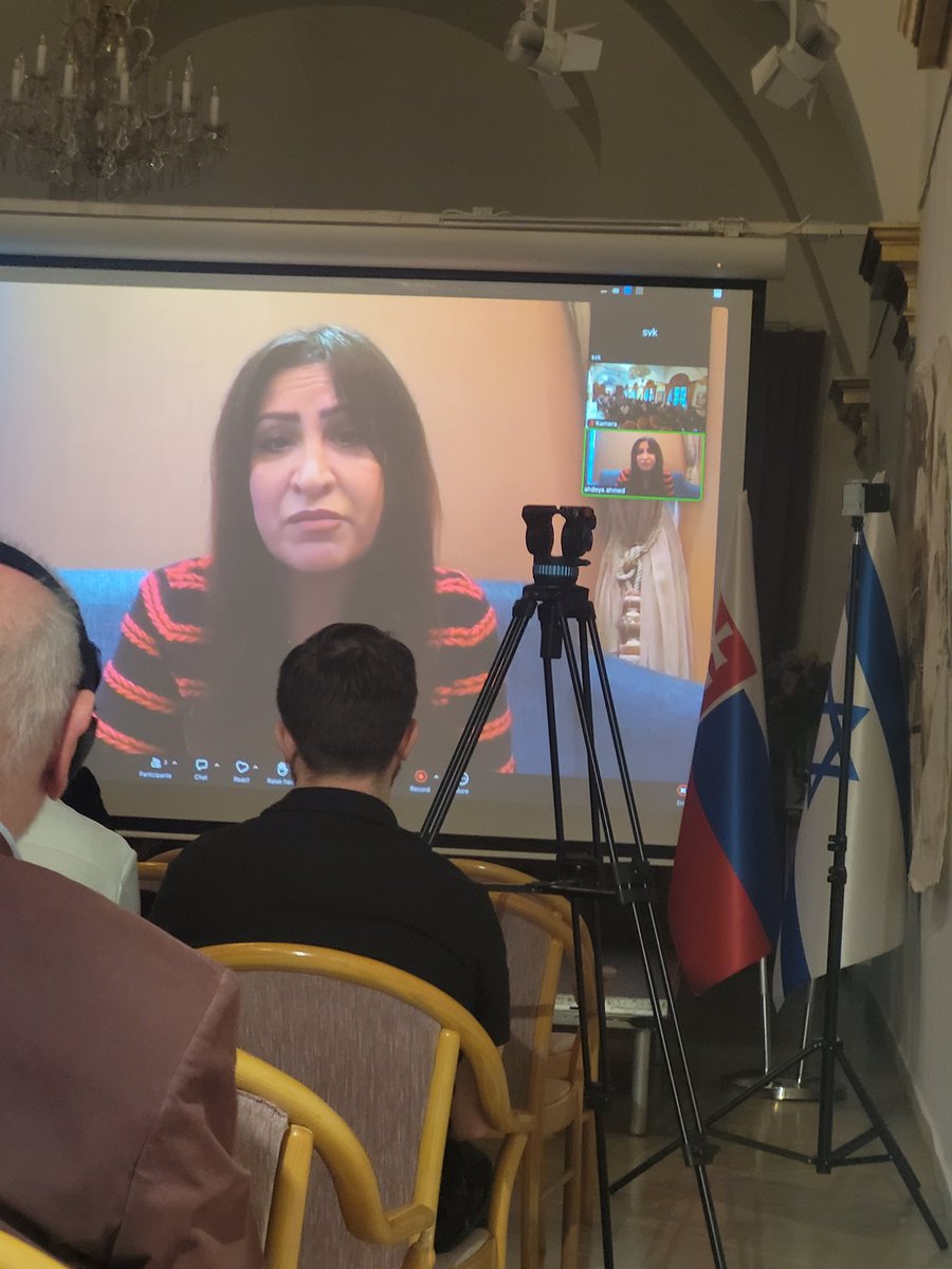 SamiBsoul's tweet photo. @AhdeyaAhmed offered sharp, honest insight on Muslim-world relations with Israel amid the war in Iran. 
A rare voice of clarity from Bahrain. Grateful.
Milk &amp; Honey took place in Bratislava, Slovakia. https://t.co/vKK4SUzBUf