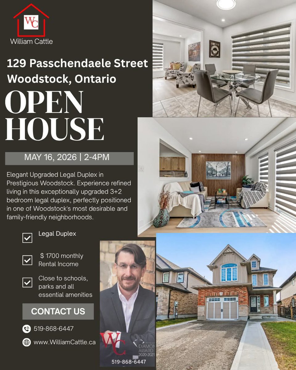 CattleWcattle's tweet photo. Imagine someone else paying half your mortgage.!

Come tour 129 Passchendaele Street in North Woodstock this afternoon! It features a beautiful main home plus a private, 2-bedroom lower suite already bringing in $1,700/month.

📅 TODAY (Saturday) | 2:00 PM – 4:00 PM https://t.co/eqpiqcqSLC