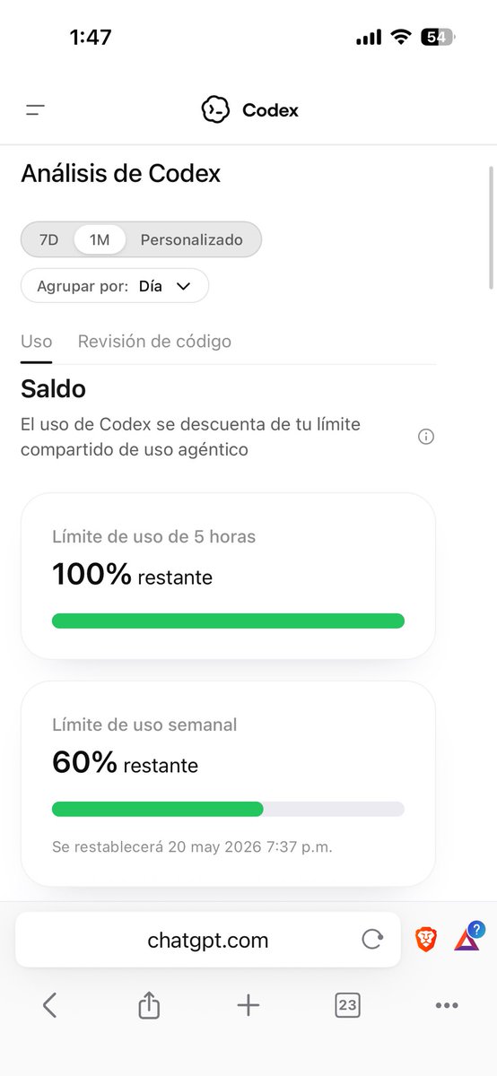 cjamcu's tweet photo. @thsottiaux @paraddox Todavía no . Tengo plus de 100 usd . Muchas gracias https://t.co/ntHCqKujLa