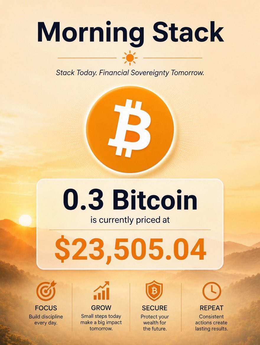 0_3_BTC's tweet photo. 0.3 ₿ 🔸 #Bitcoin #03BTC
Bitcoin under $80,000 is a blessing.
Get closer to 0.3 BTC now. https://t.co/vvM5UM6BaU