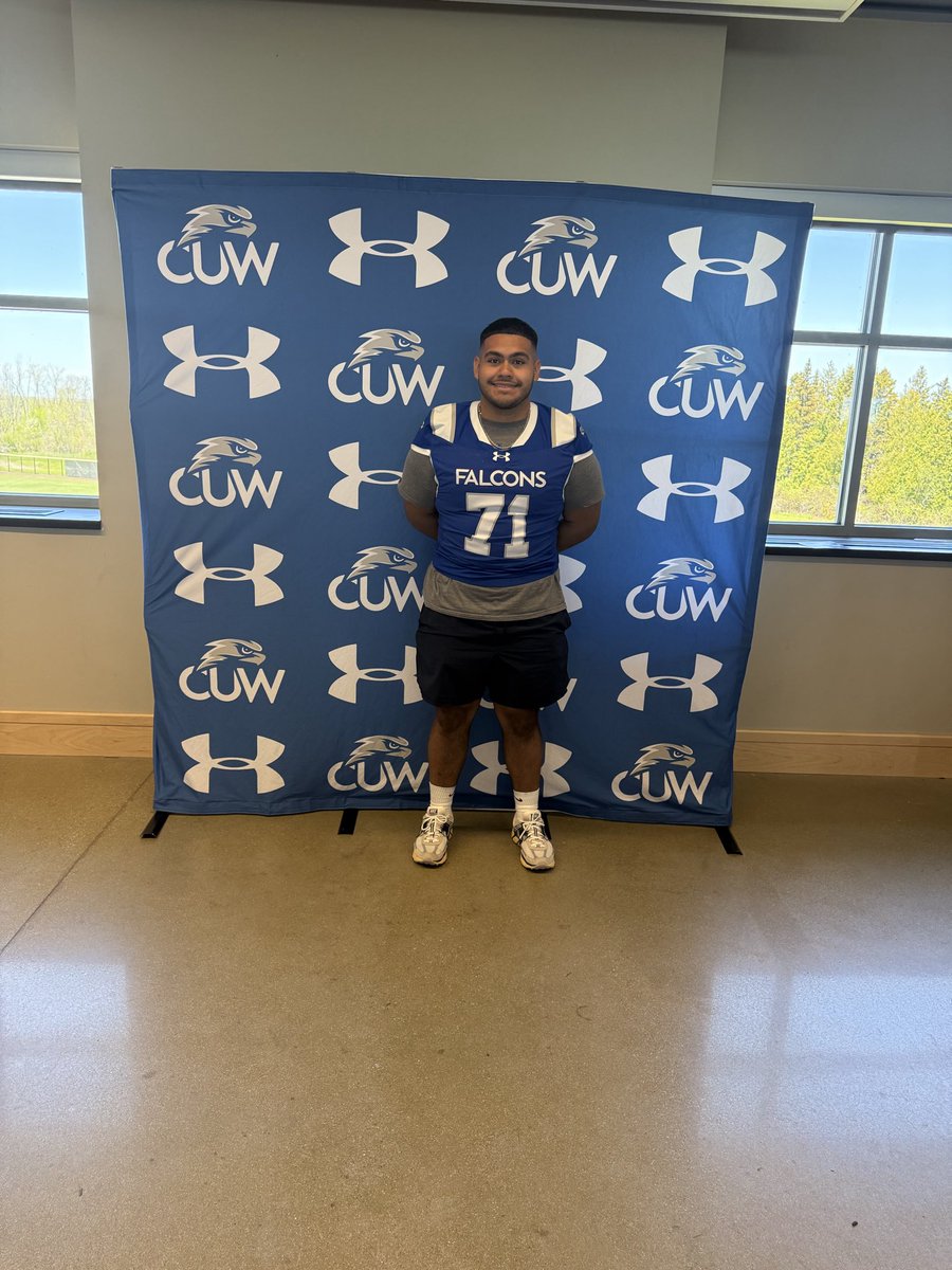 jaydenm1408's tweet photo. Thank you to @CoachNErling51 and the rest of the coaches at @CUWFB for having me  on campus for a junior day. I had a great time https://t.co/vS7C6IyBqZ