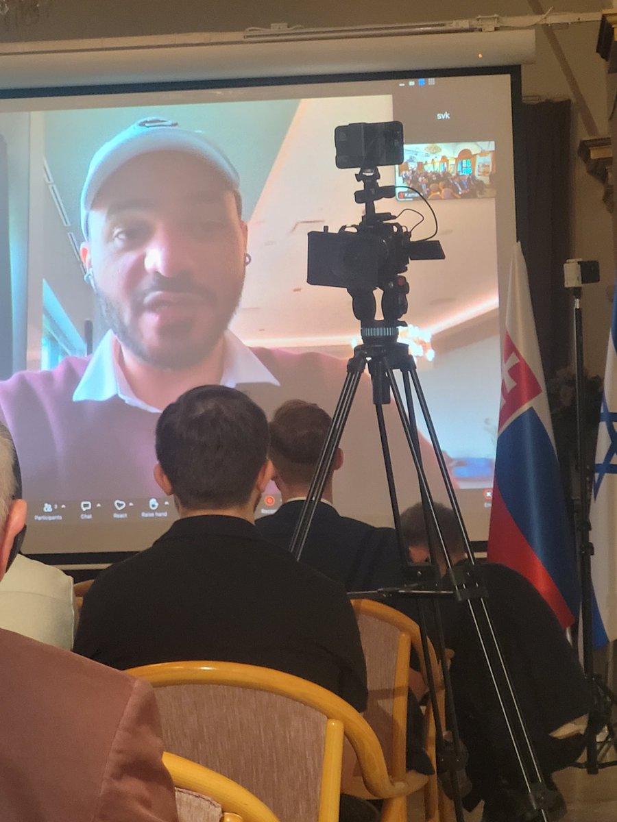 SamiBsoul's tweet photo. @lalshareef spoke with courage about the Arab world, Israel, and the Iran war. 
Direct, unfiltered, and needed.

 Thank you for the perspective.

Milk &amp; Honey took place in Bratislava, Slovakia. https://t.co/QyYqI2qvh4