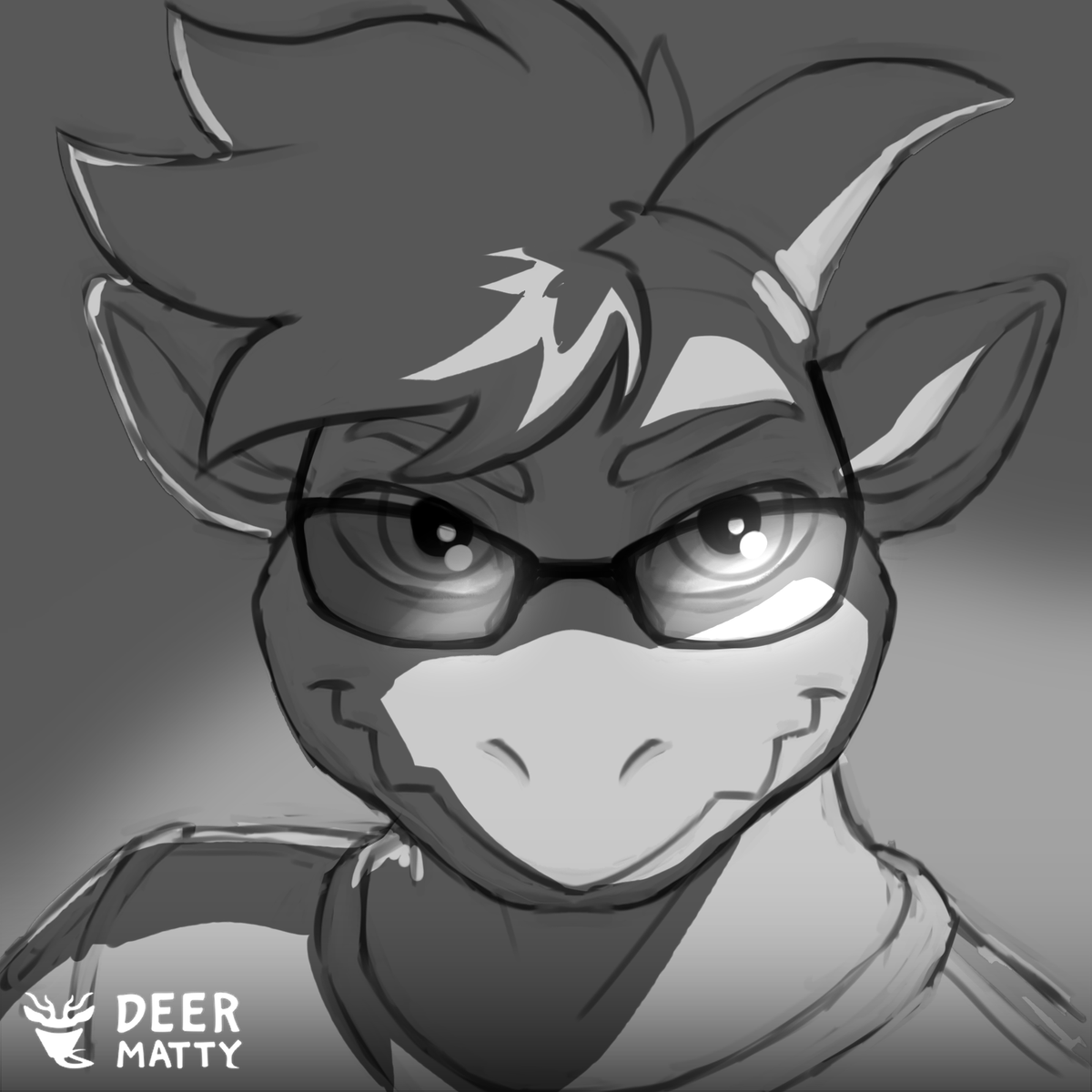 DeerMattyVT's tweet photo. PFP terminado para @zuzu_anzu + Sketch https://t.co/lKamlGJW0L