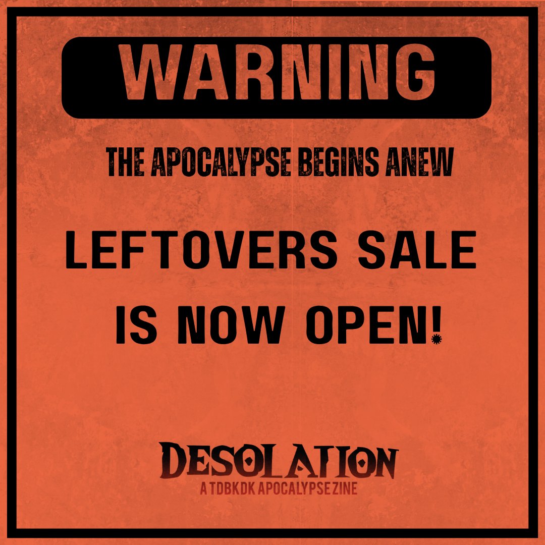 Desolation: A TDBKDK Zine tweet media