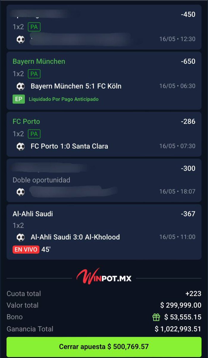 toritoapuestas's tweet photo. 🚨💣 REGALARE $3,900 ENTRE TODOS LOS RT HERMANOS 💸🔥

¡VAMOS CON TODO POR ESE 1 MILLÓN!

💥 BOMBA MILLONARIA HERMANOS 💥  
Con toda la fe y actitud positiva 🙏🚀

⬇️ MÁS BOMBAS ⬇️
https://t.co/y5WCcS4HjK

+223 📈  
💰 $299,999.00  
💸 $53,555.15  
🏆 GANA: $1,022,993.51 😱🔥

🚨 DALE RT Y COMENTA PARA PARTICIPAR