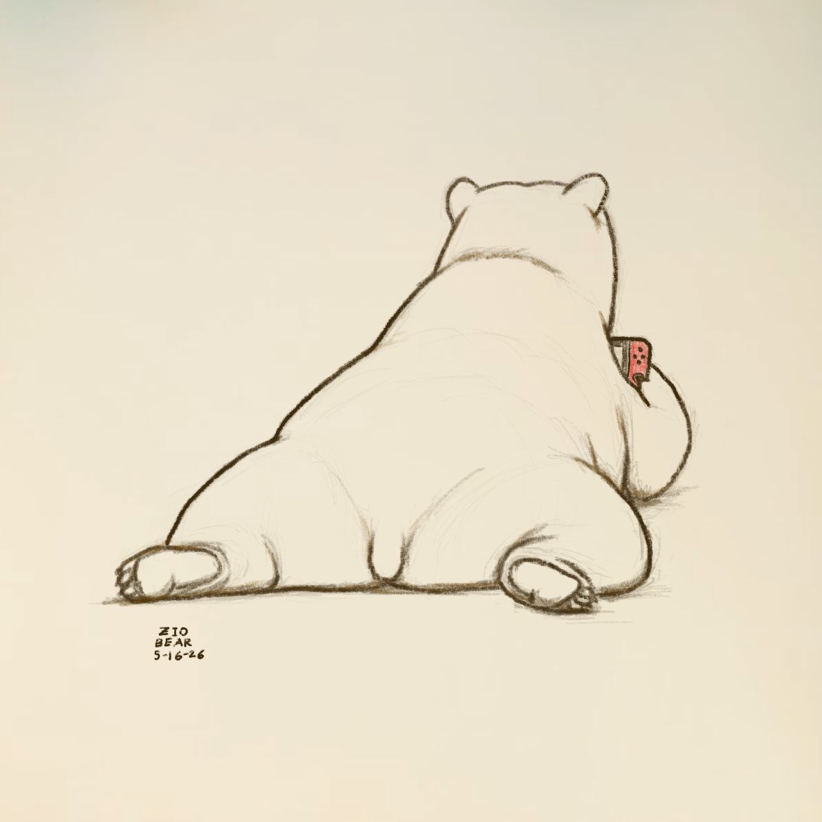 zio_bear's tweet photo. 🐻 Bear-a-Day 136/365

What he playin’? 🎮 https://t.co/xIjoTO3iVV