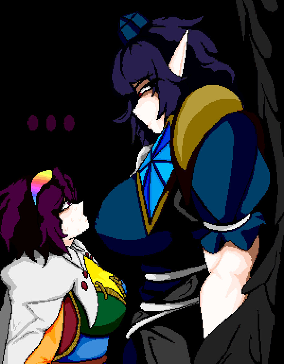 Qudarp's tweet photo. Chimata Megumu toxic yuri https://t.co/umA9Xm6EFz