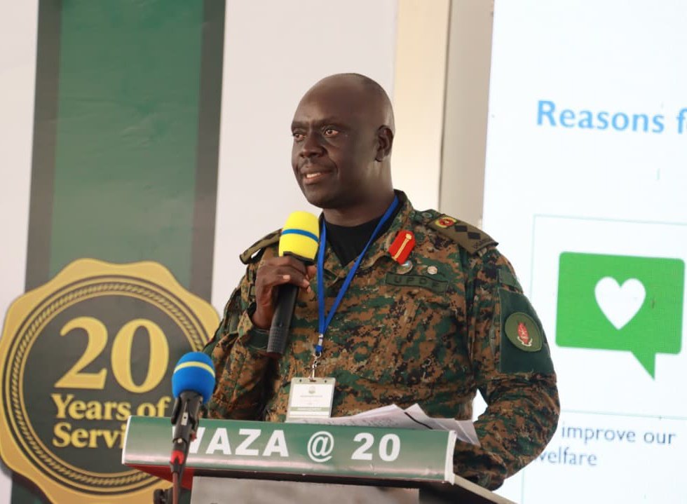CharityNamanya1's tweet photo. Just in...
The CEO Wazalendo SACCO has been  promoted from a rank of a Colonel to a Brigadier General. Congratulations CEO- @Wazalendo05_Ug 
From Glory to Glory.
@KAMUSIMEWILFRED https://t.co/wXmSWAN0ML