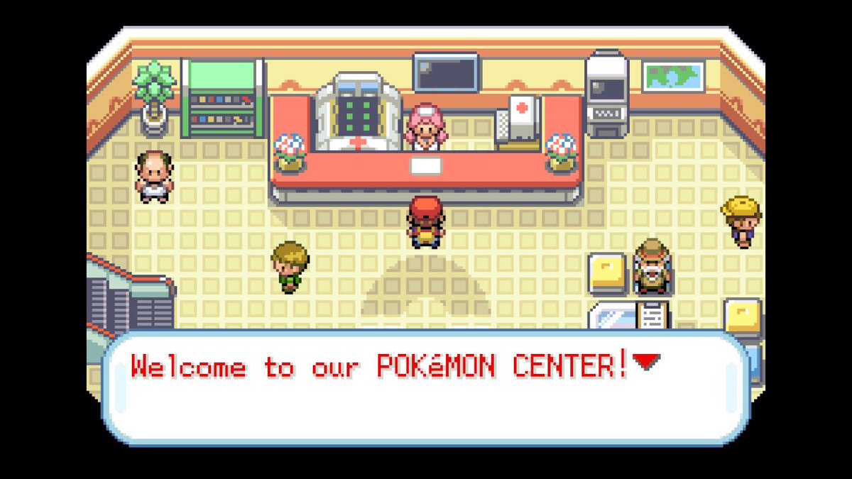 Emoreno323's tweet photo. Never got to play #Pokemon FireRed as a kid. Now that I’m gaming with my son, this right here brings me back. https://t.co/atCm0zgIl6