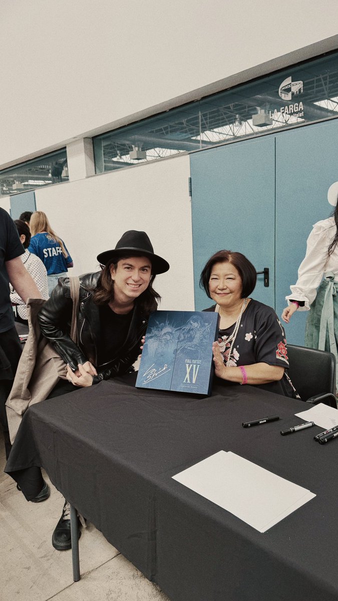 desanta_mark's tweet photo. Yoko Shimomura #finalfantasy https://t.co/EgWYuH92og