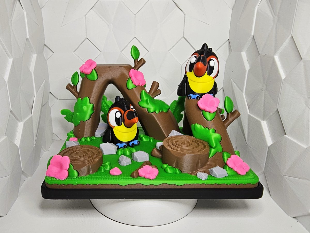 LayeredLuxuries's tweet photo. 🦜🌿 New Toucan Rainforest Playset now in the shop!
Choose the full set, standalone toucan, or rainforest base 🌴✨
Each toucan is printed in gradient filament, so every one is uniquely colored! 💚 https://t.co/iFMwIwLOhM

#3DPrinting #Toucan #EtsyShop #CuteDecor #FlexiToy https://t.co/inp4hJP93j