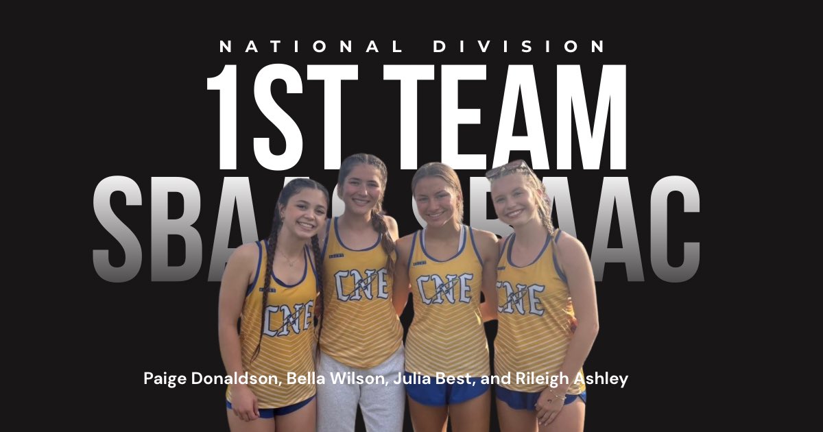CNE_TracknField's tweet photo. Congrats National division Allstars https://t.co/bah8Dlrg3C