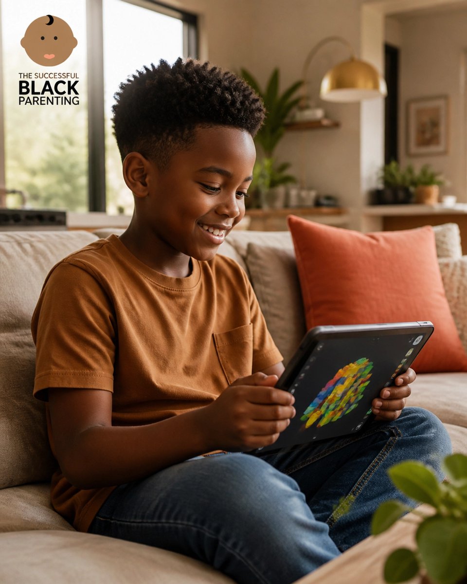 BlackParenting1's tweet photo. Move from policing screens to fueling creativity! 🚀 Digital wellness is about teaching our kids to thrive on Roblox &amp; Discord while staying safe. Let’s guide our future creators toward liberation and joy. 🤎✨

#DigitalWellness #BlackJoy #TechSafety #Parenting https://t.co/guaLTMkuIA