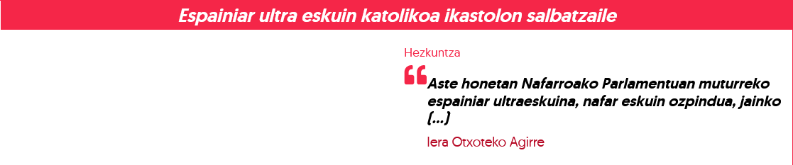AhotsaInfo's tweet photo. [IRITZIA] "Espainiar ultra eskuin katolikoa ikastolon salbatzaile"
✍️Iera Otxoteko Agirre
https://t.co/422imlM7GK https://t.co/UBMlHUHdx3