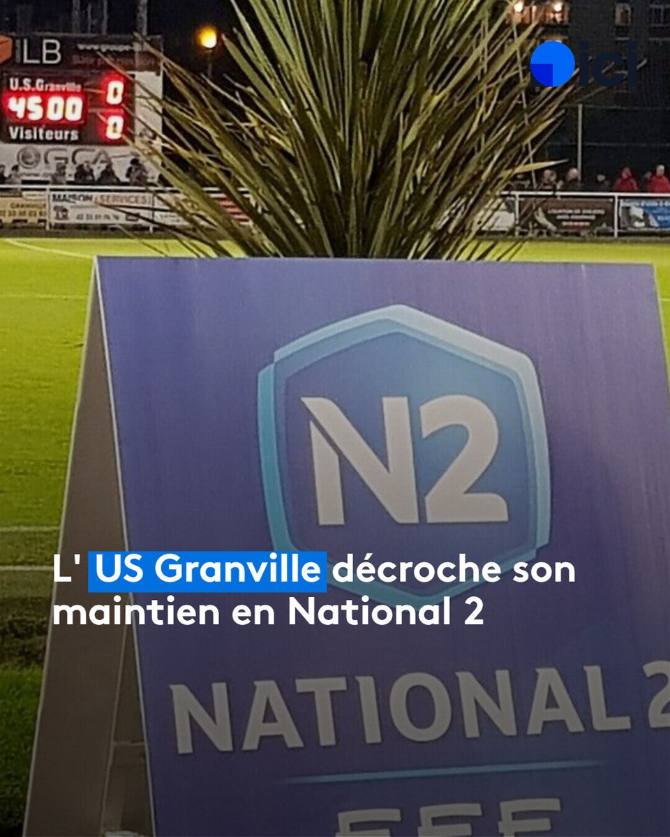 icicotentin's tweet photo. ⚽L'US Granville se sauve en N2 lors de la dernière journée de championnat 🔵⚪
➡️ https://t.co/Ao47YVh2aC https://t.co/JvudCNcabQ