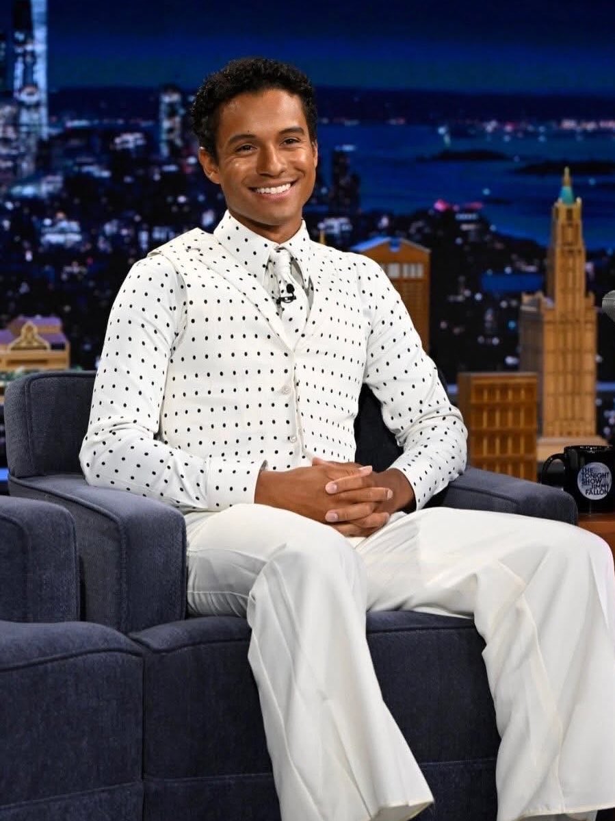 theejaafarian's tweet photo. and this was his best fit!! he’s so cute in polka dots https://t.co/dT5X7gY8m0