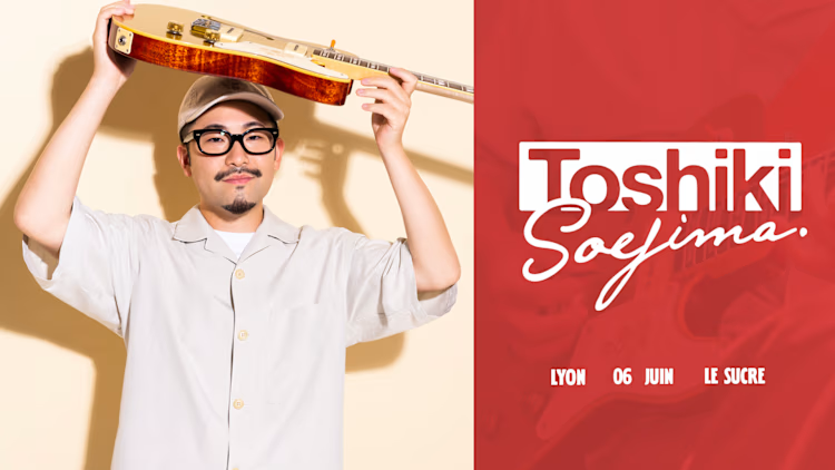 OrientExtremeFR's tweet photo. Toshiki Soejima en concert au Sucre à Lyon le 6 juin 2026 avec dédicaces en fin de soirée, la veille de son concert à Paris au New Morning. Aux 2 dates, TC.KYLIE en 1ère partie.

@toshiki_soejima #ToshikiSoejima #Jmusic #TCKYLIE https://t.co/HpcuOeVpTn